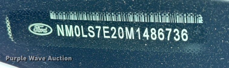 image for item EG2442 2021 Ford Transit Connect van