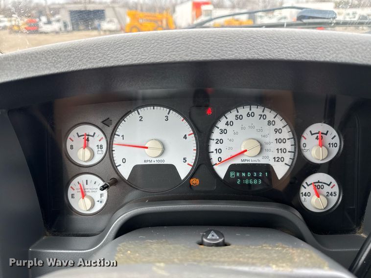 image for item EG2444 2008 Sterling Bullet Crew Cab flatbed truck