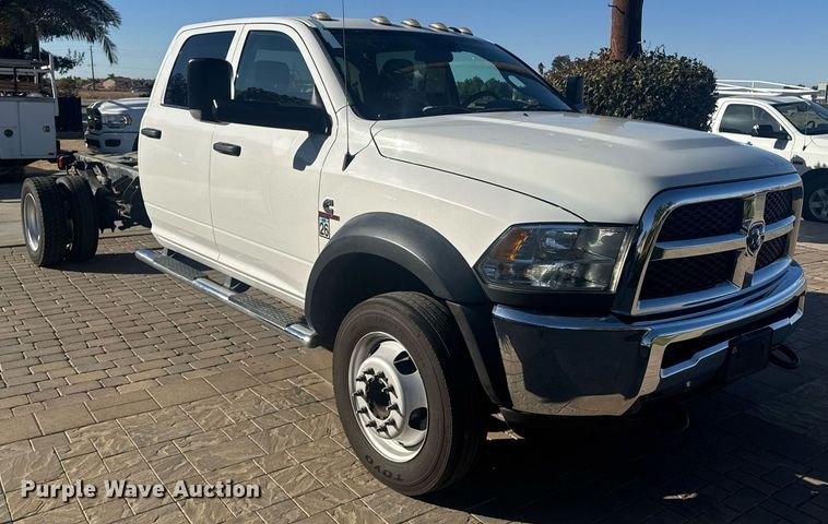 image for item EI4114 2018 Dodge Ram 4500 Crew Cab truck cab and chassis