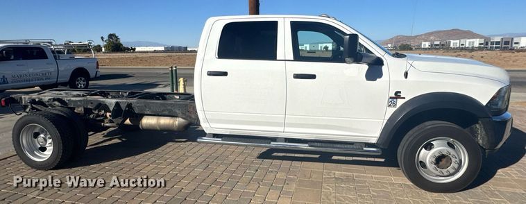 image for item EI4114 2018 Dodge Ram 4500 Crew Cab truck cab and chassis