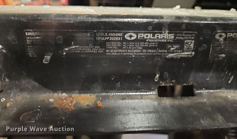 image for item EI8769 2012 Polaris 500 EFI utility vehicle