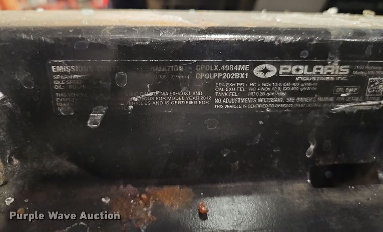 image for item EI8769 2012 Polaris 500 EFI utility vehicle