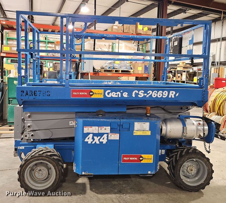 image for item EI8788 2012 Genie GS-2669RT scissor lift