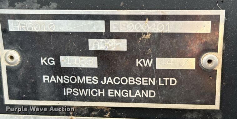 image for item EJ3456 Jacobsen HR6010 lawn mower