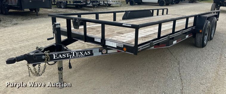 image for item EJ5305 2017 East Texas Trailers utility trailer