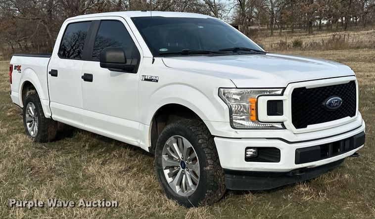 image for item EJ5330 2018 Ford F150 SuperCrew pickup truck