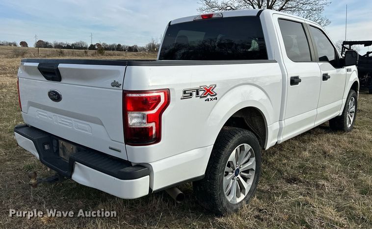 image for item EJ5330 2018 Ford F150 SuperCrew pickup truck