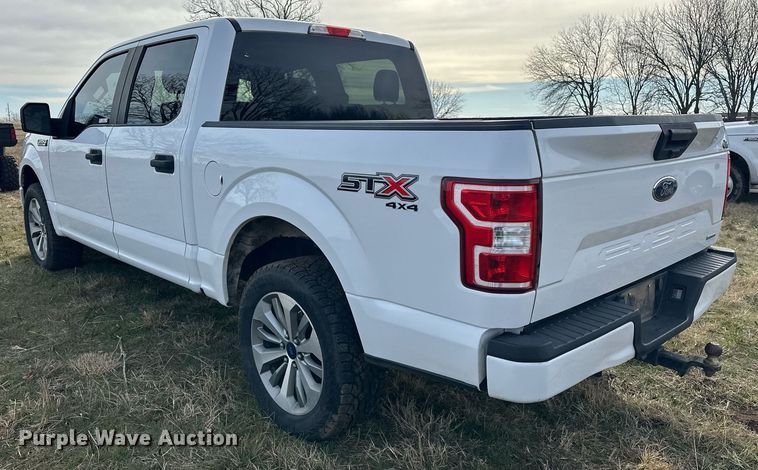 image for item EJ5330 2018 Ford F150 SuperCrew pickup truck