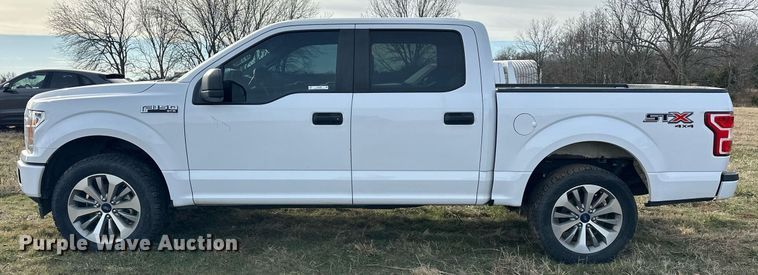 image for item EJ5330 2018 Ford F150 SuperCrew pickup truck