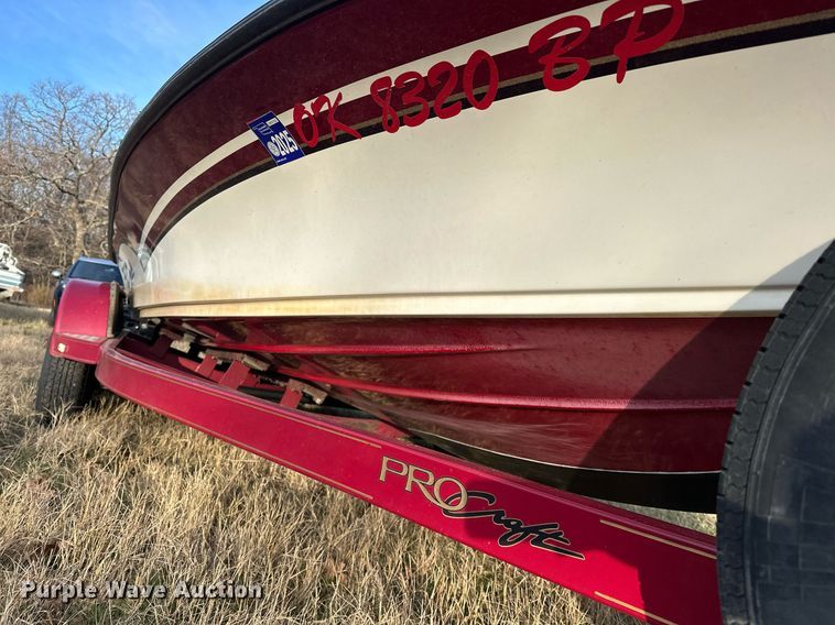 image for item EJ5332 2003 Procraft 200 Super Pro boat