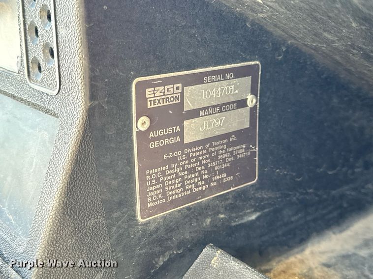 image for item EN5015 EZ-GO golf cart