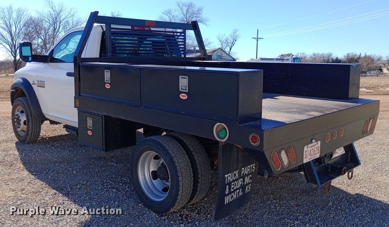 image for item EO0503 2014 Dodge Ram 5500HD flatbed truck