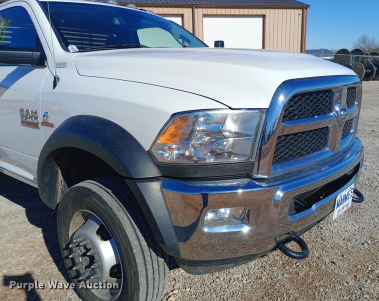 image for item EO0503 2014 Dodge Ram 5500HD flatbed truck