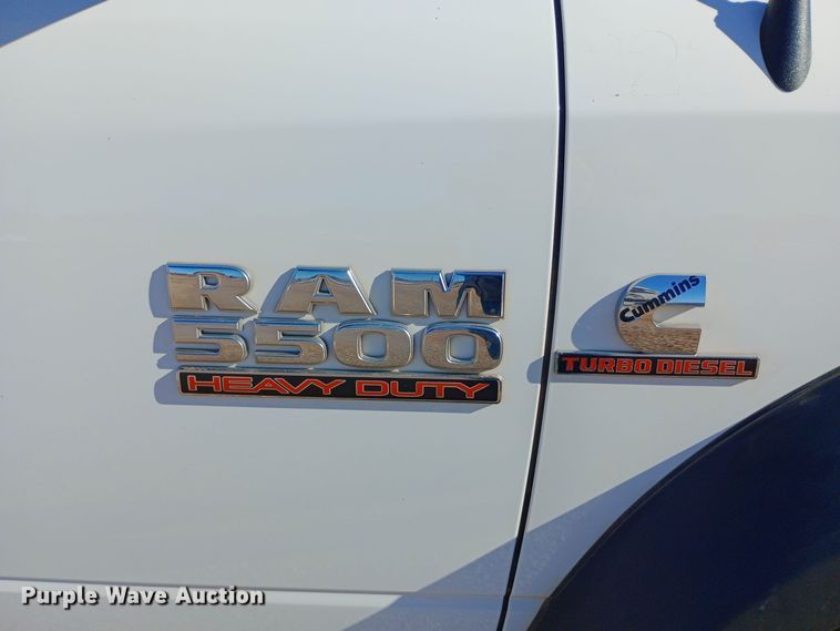 image for item EO0503 2014 Dodge Ram 5500HD flatbed truck