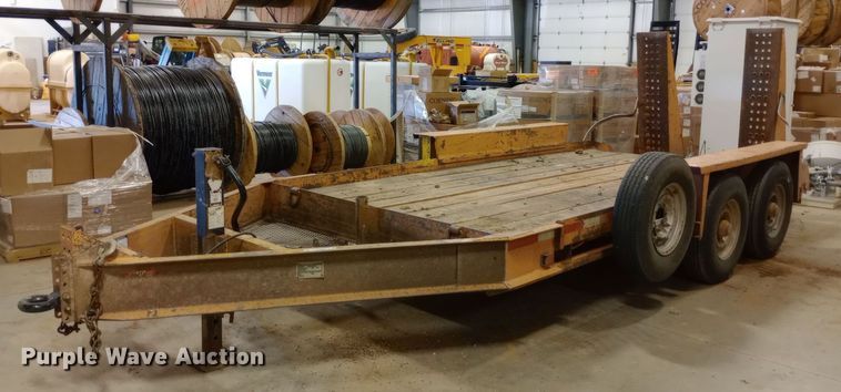 image for item EO0508 1996 Belshe equipment trailer