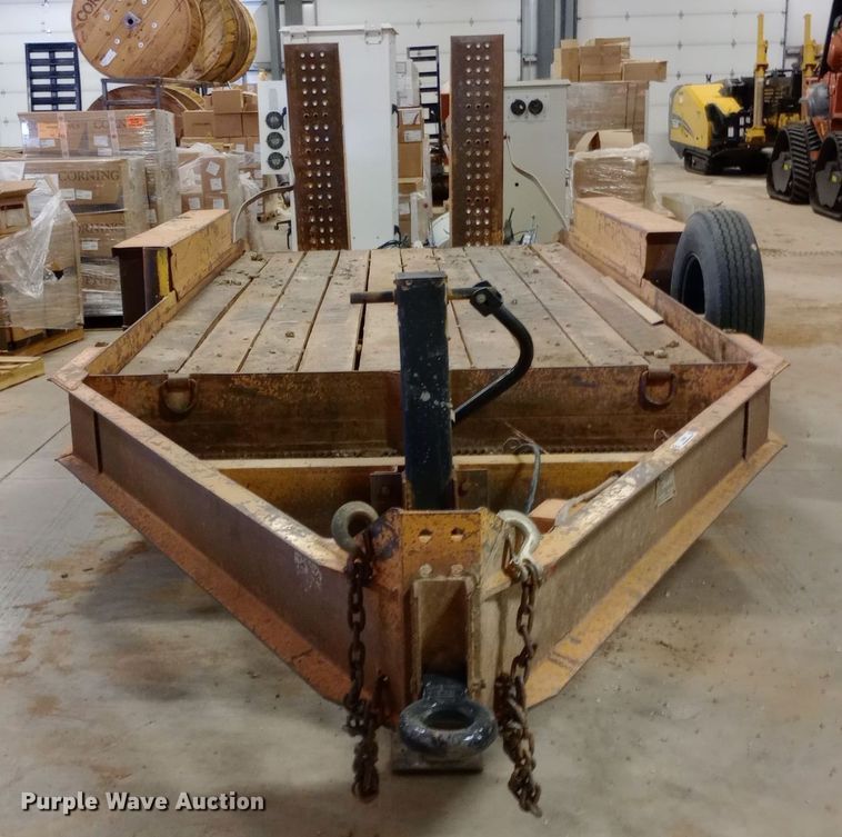 image for item EO0508 1996 Belshe equipment trailer