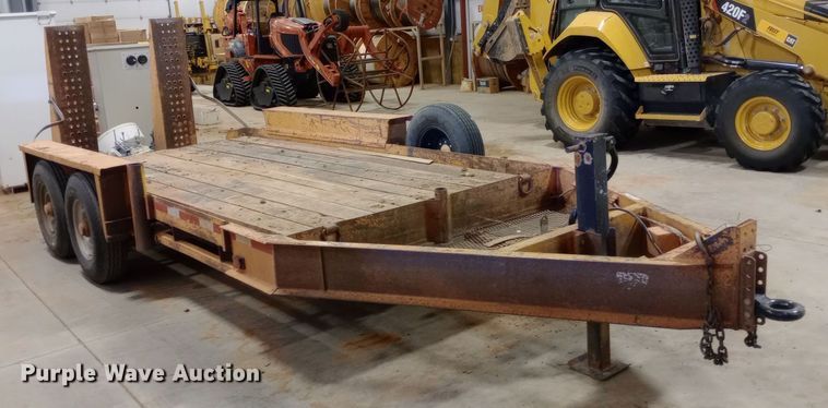 image for item EO0508 1996 Belshe equipment trailer