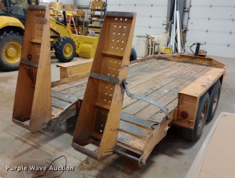 image for item EO0508 1996 Belshe equipment trailer
