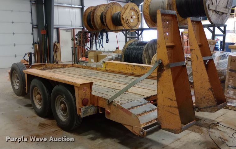 image for item EO0508 1996 Belshe equipment trailer