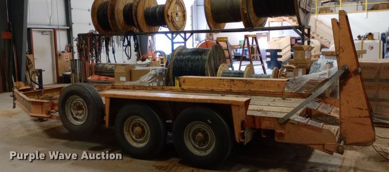 image for item EO0508 1996 Belshe equipment trailer