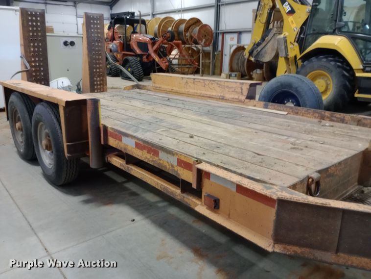 image for item EO0508 1996 Belshe equipment trailer