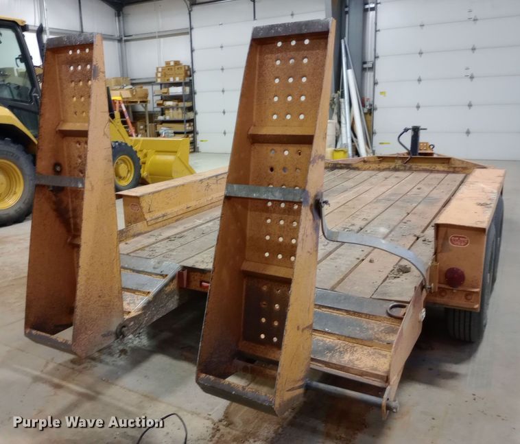 image for item EO0508 1996 Belshe equipment trailer