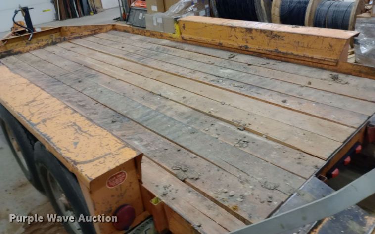 image for item EO0508 1996 Belshe equipment trailer