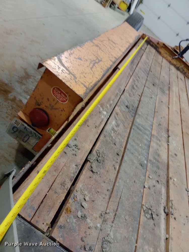 image for item EO0508 1996 Belshe equipment trailer