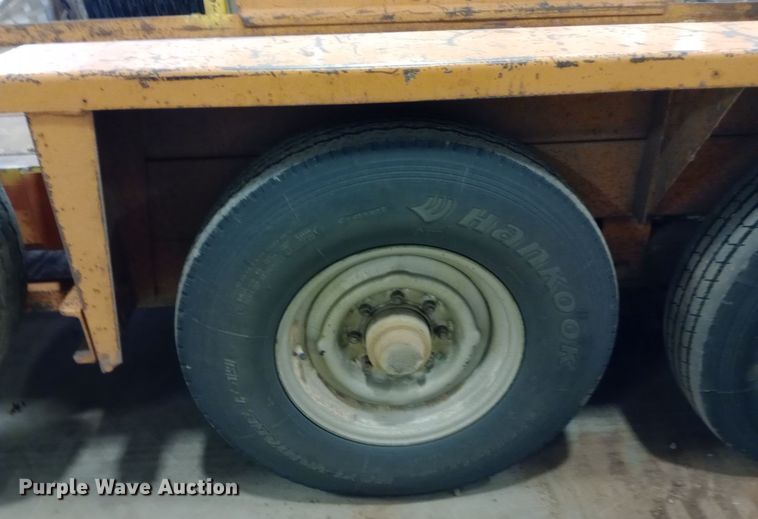 image for item EO0508 1996 Belshe equipment trailer