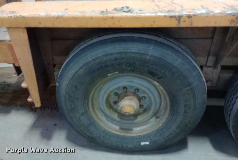 image for item EO0508 1996 Belshe equipment trailer