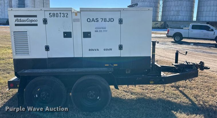 image for item ER8652 2005 Atlas Copco QAS 78JD generator