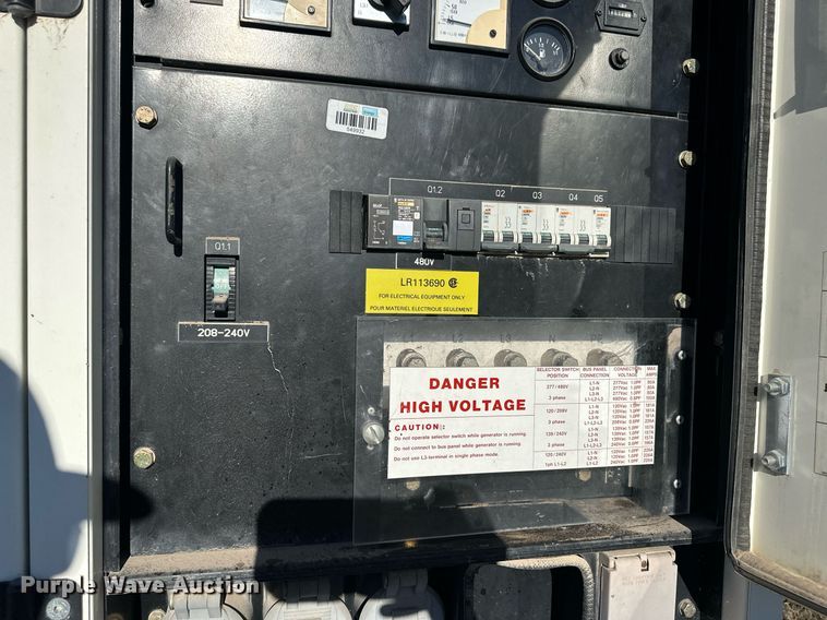 image for item ER8652 2005 Atlas Copco QAS 78JD generator