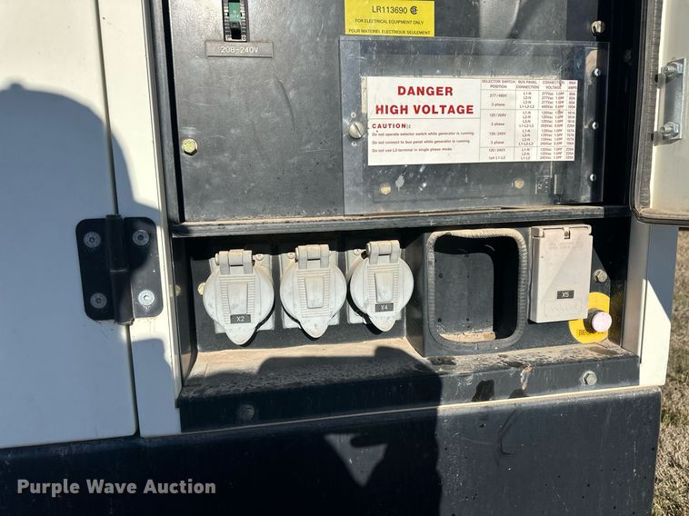 image for item ER8652 2005 Atlas Copco QAS 78JD generator