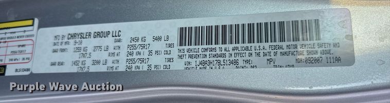 image for item LH9425 2011 Jeep  Wrangler Unlimited Sport SUV