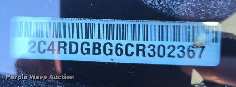 image for item LX9030 2012 Dodge Grand Caravan handicap accessible van