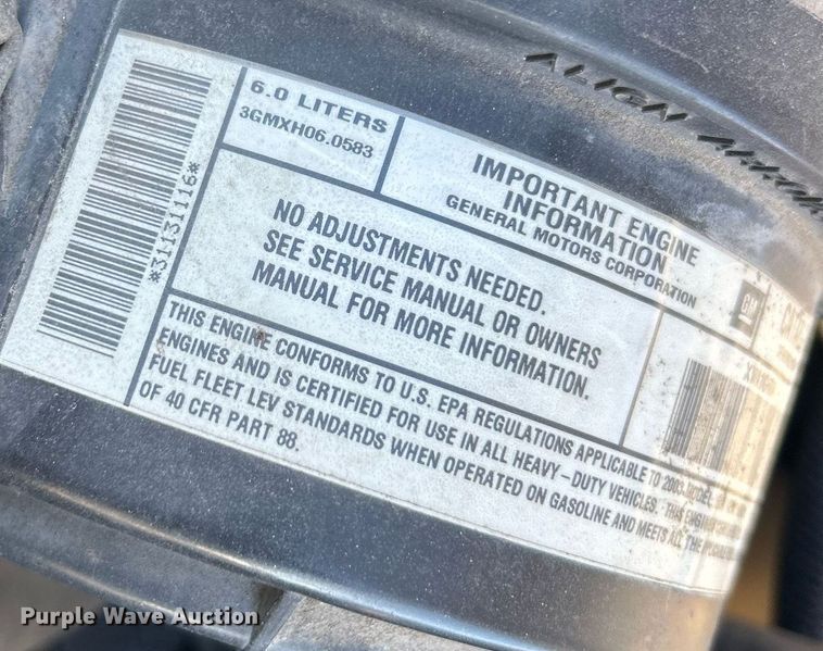 image for item NJ9739 2003 Chevrolet Express 3500 school bus