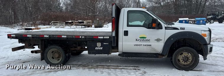 image for item OG9757 2014 Ford  F550 Super Duty XL flatbed truck
