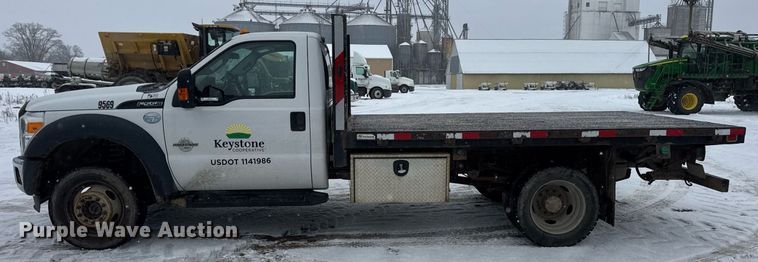 image for item OG9757 2014 Ford  F550 Super Duty XL flatbed truck