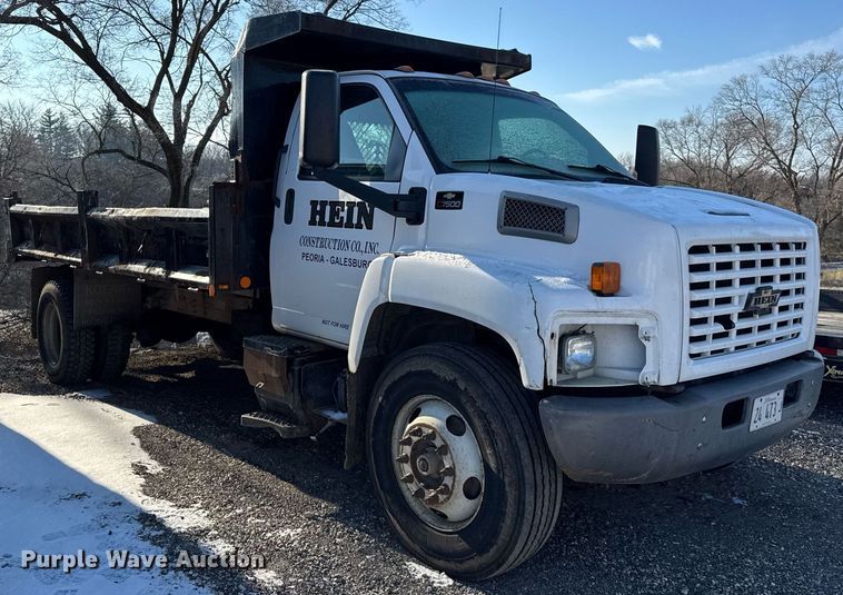 image for item DH9747 2008 Chevrolet C7500 dump truck