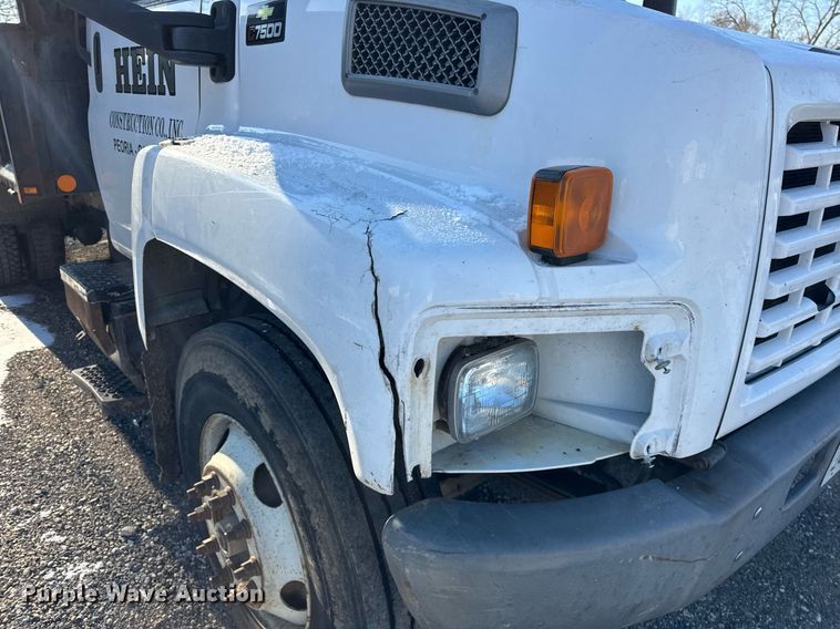 image for item DH9747 2008 Chevrolet C7500 dump truck