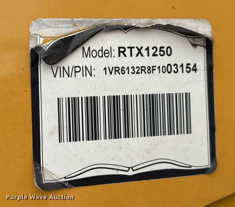 image for item DH9750 2015 Vermeer RTX1250 cable plow