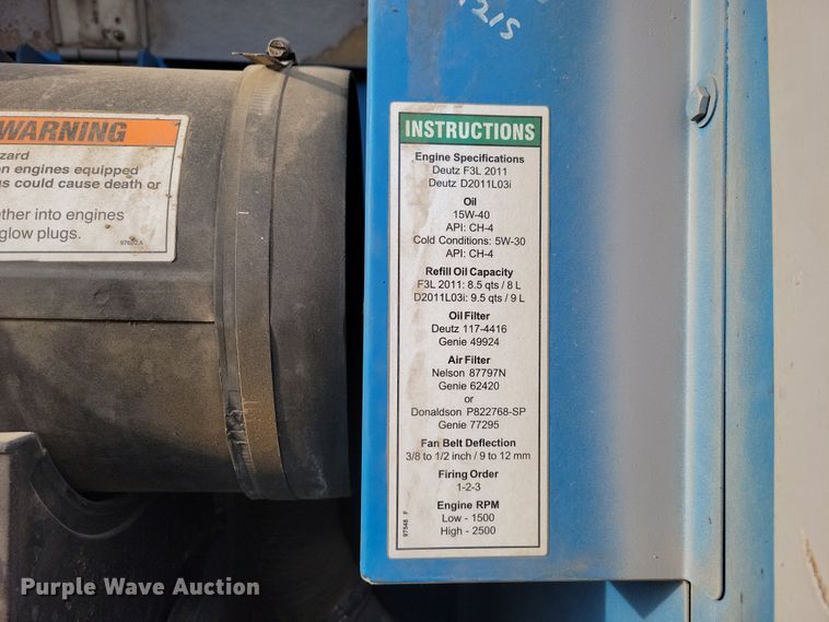 image for item DN3670 2006 Genie S-60 boom lift