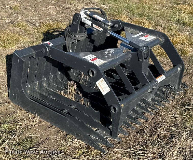 image for item DO0115 Stout Buckets LD-48-3 skid steer grapple bucket