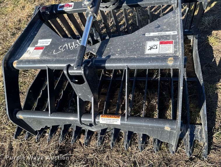 image for item DO0115 Stout Buckets LD-48-3 skid steer grapple bucket