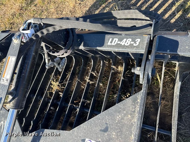 image for item DO0115 Stout Buckets LD-48-3 skid steer grapple bucket