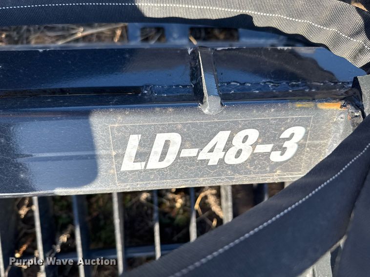 image for item DO0115 Stout Buckets LD-48-3 skid steer grapple bucket