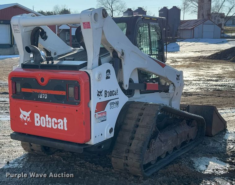 image for item DO0237 2018 Bobcat T870 tracked skid steer loader
