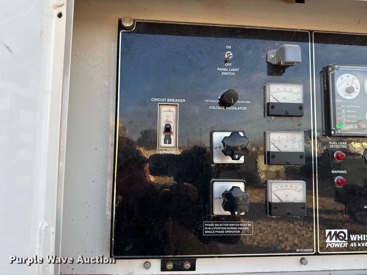 image for item DO2589 2017 MultiQuip Whisper Watt DCA-45 generator