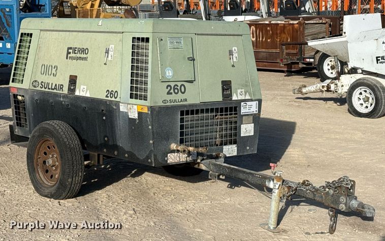 image for item DO2591 2011 Sullair 260 air compressor