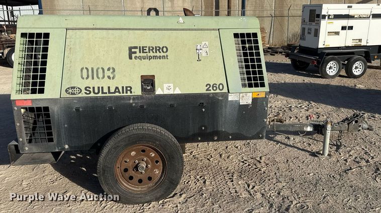 image for item DO2591 2011 Sullair 260 air compressor